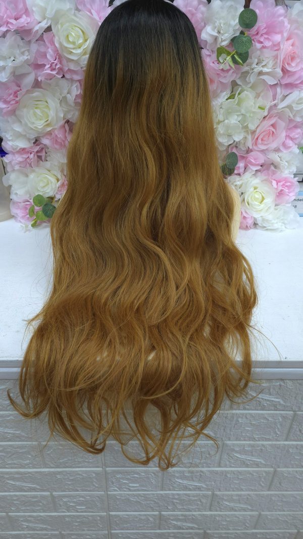 Obsession Lace Front Free Part long Hair Synthetic Wig - Catalina - Image 4
