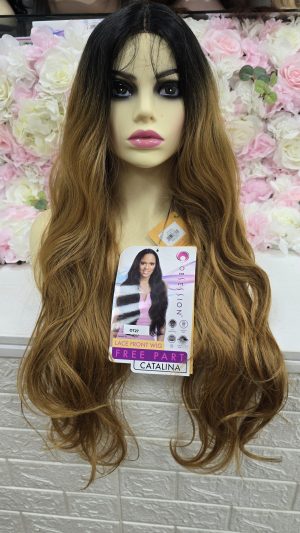 Obsession Lace Front Free Part long Hair Synthetic Wig - Catalina