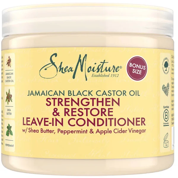 Shea Moisture Jamaican Black Castor Oil Strengthening Leave In Conditioner